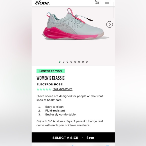 Women’s clove shoes - Picture 4 of 5